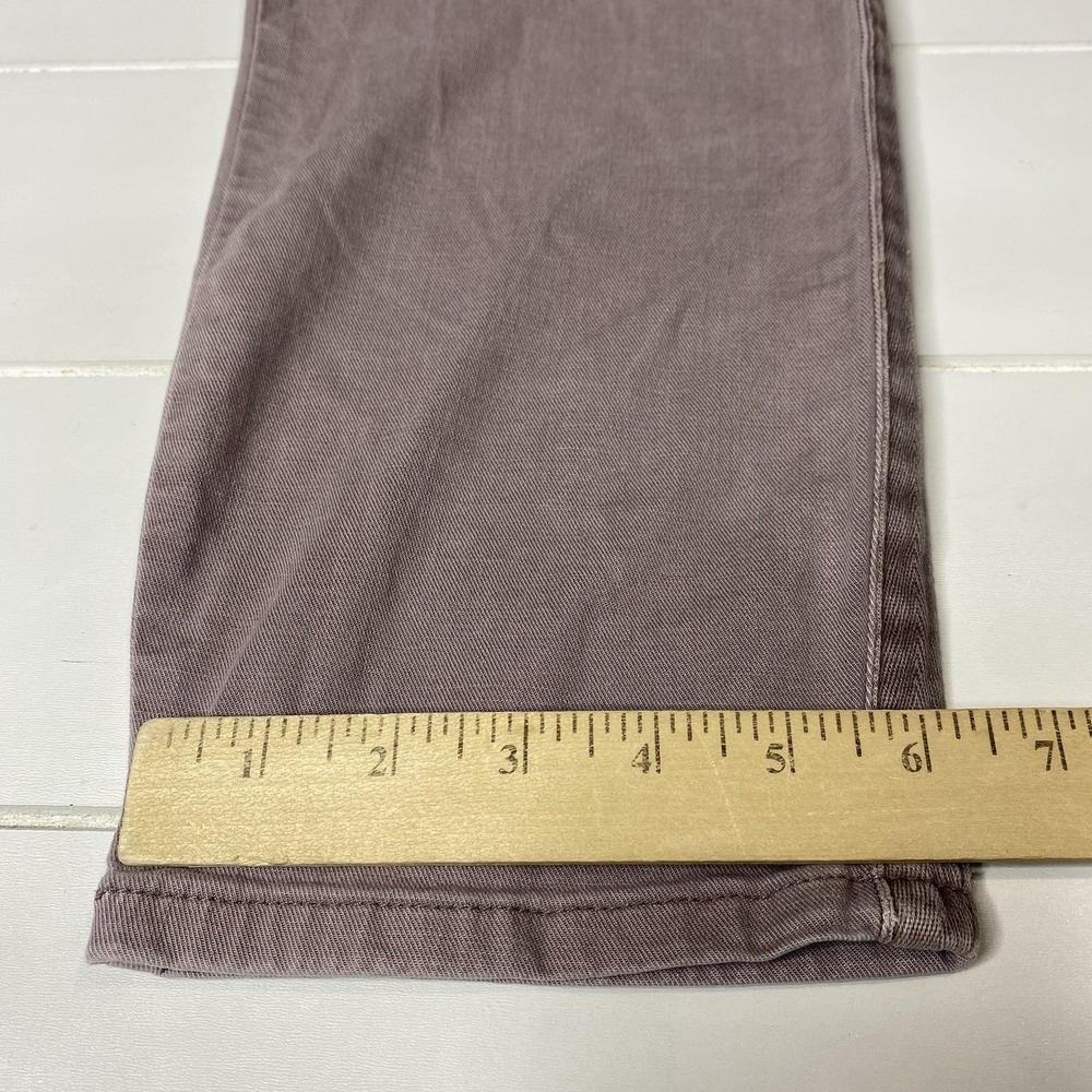 PISTOLA Straight Leg Pant Women Size 31 Pale Purple Cropped Utility High Rise - Picture 11 of 15